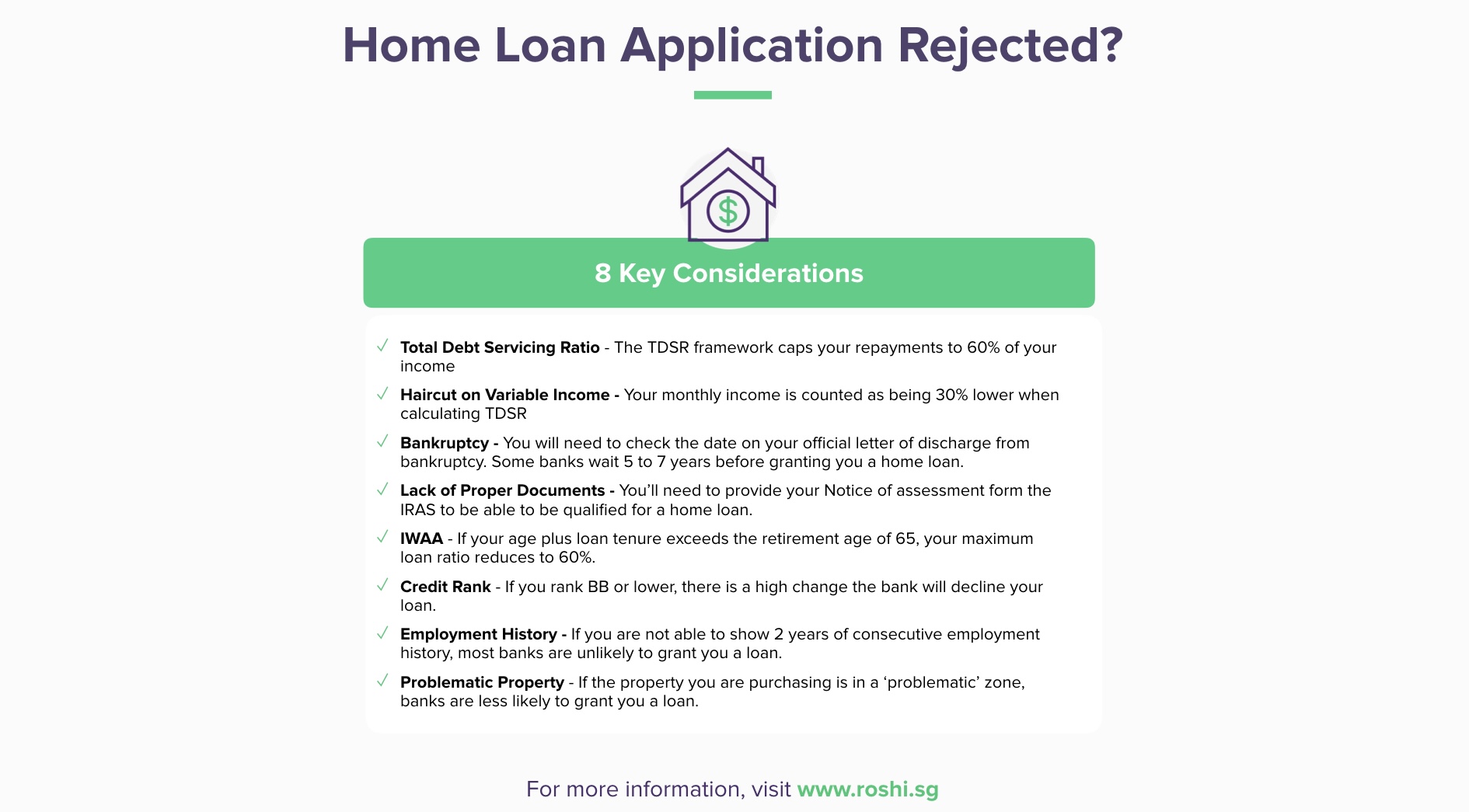 Why Your Home Loan Has Been Rejected? And How You Can Solve it